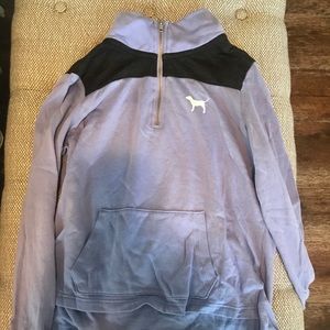 Pink quarter zip pullover